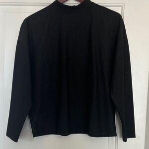 Black sparkly Long Sleeve Top